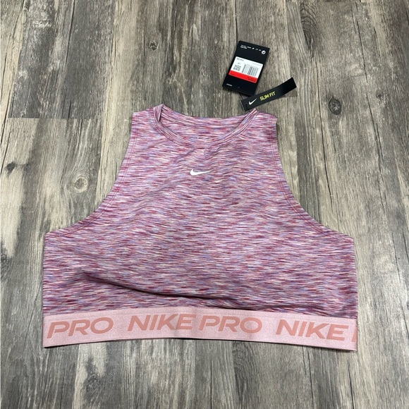 NIKE PRO - Training Space Dye Crop Tank - Picture 2 of 6
